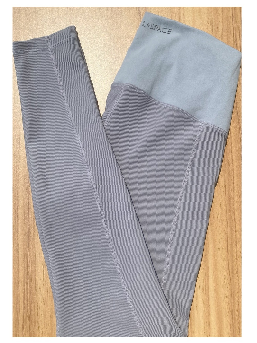 L*Space Active Color-Blocked Blue Leggings Size Small